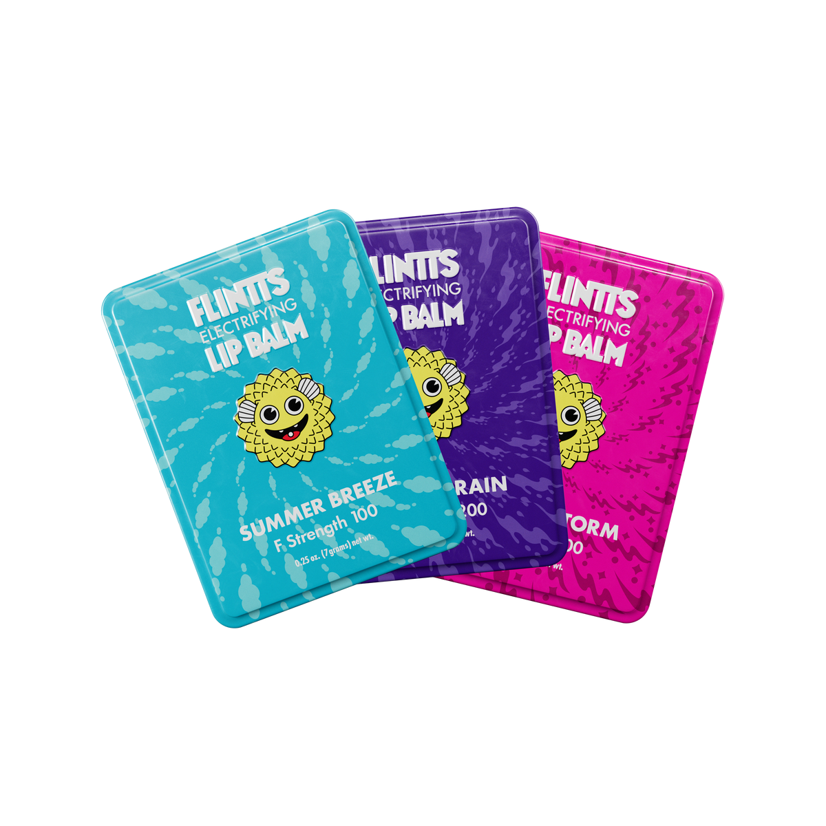 Flintts Electrifying Lip Balm 3 pack